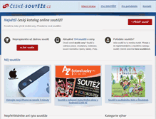 Tablet Screenshot of ceske-souteze.cz